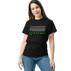 Camiseta partida Space Invaders arcade