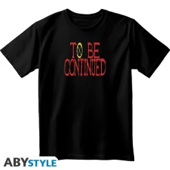 Camiseta Unisex Negra TO BE CONTINUED ONE PIECE
