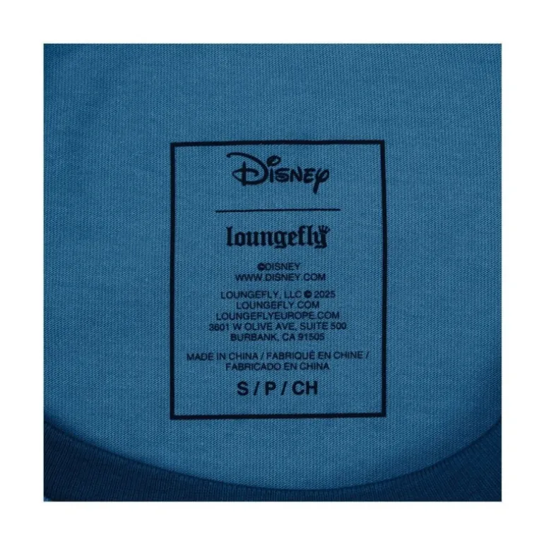 Camiseta Unisex Pinocchio Loungefly Blue Fairy Shirred Raglan Talla L