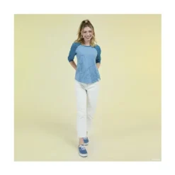 Camiseta Unisex Pinocchio Loungefly Blue Fairy Shirred Raglan Talla L