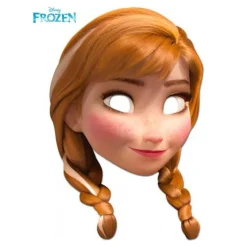 Careta de Anna de Frozen El reino del hielo de cartón