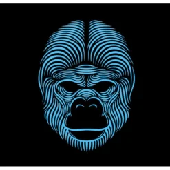 Careta de Gorila iluminación LED