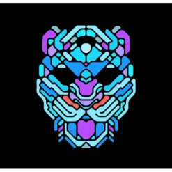 Careta de Leopardo iluminación LED