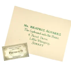 Carta Hogwarts personalizada