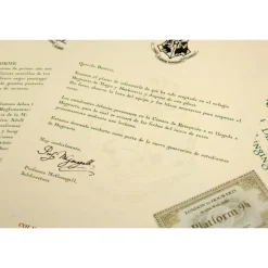 Carta Hogwarts personalizada