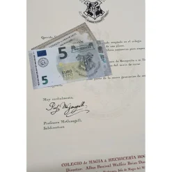 Carta Hogwarts personalizada