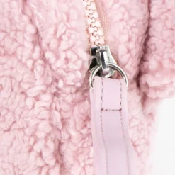 Cartera Borreguillo Stitch Angel Rosa 100% Poliéster