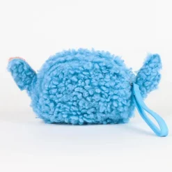 Cartera Borreguillo Stitch Azul 100% Poliéster