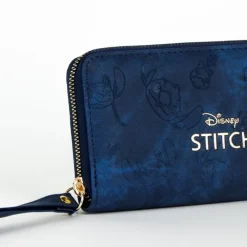 Cartera de Polipiel Azul de Stitch 100% PU