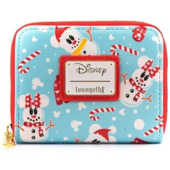 Cartera Loungefly Mickey & Minnie Muñecos de Nieve