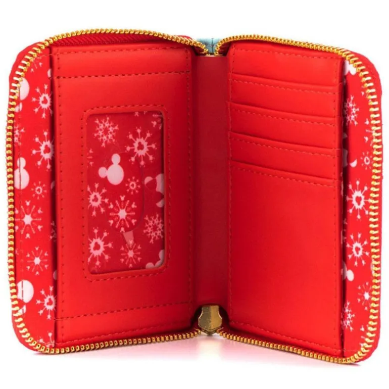 Cartera Loungefly Mickey & Minnie Muñecos de Nieve