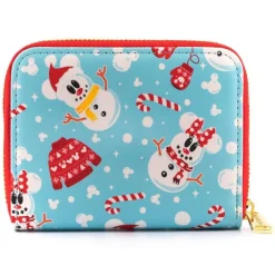 Cartera Loungefly Mickey & Minnie Muñecos de Nieve