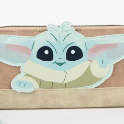 Cartera Polipiel Grogu The Mandalorian Beige