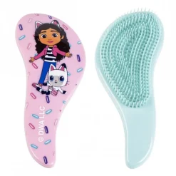 Cepillo Desenredante Infantil Gabby's Dollhouse Rosa Plástico