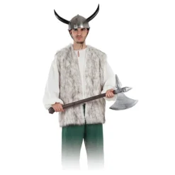 Chaleco Medieval de Pelo Claro