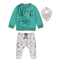 CHANDAL COTTON BRUSHED 3 PIEZAS LOONEY TUNES