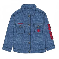 Chaqueta Denim Infantil Spiderman de Algodón