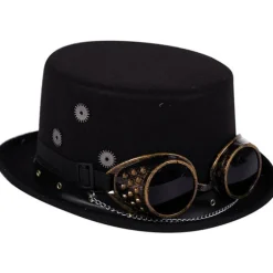 Chistera de Steampunk con gafas