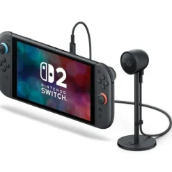 Cámara USB-C para Nintendo Switch 2 con lente gran angular