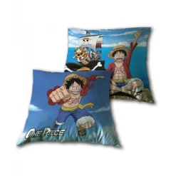 Cojín Bandera One Piece 35cm con diseños de Luffy