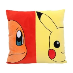 Cojín Kanto Starters Pokémon 40cm Pikachu, Charmander, Bulbasaur y Squirtle