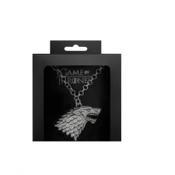 Colgante Blasón Stark - Juego de Tronos, 9cm x 7.3cm x 2.5cm