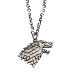 Colgante Blasón Stark - Juego de Tronos, 9cm x 7.3cm x 2.5cm