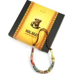 Colgante Tribal Simba – Joya Africana con Piedras de Mauritania