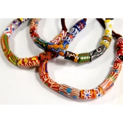 Colgante Tribal Simba – Joya Africana con Piedras de Mauritania