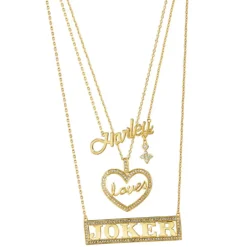 Colgantes Harley Loves Joker Escuadrón Suicida DC