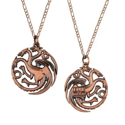 Collar Blasón Targaryen - Juego de Tronos en Bronce