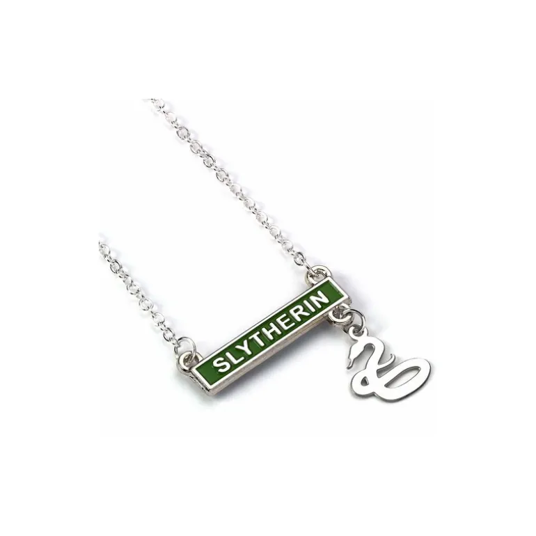Collar con la placa de Slytherin Harry Potter