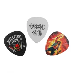 Collar Eddie Munson - Stranger Things con Púa Hellfire Club