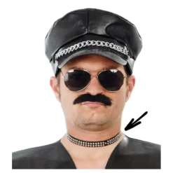 Collar o Gargantilla Punky o Sado de brillantes