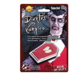 Colmillos de Vampiro medianos con pasta termoplástica