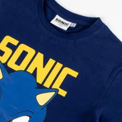 Conjunto 2 Piezas de Sonic para Niños: Camiseta y Pantalones Cortos