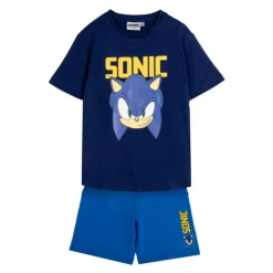 Conjunto 2 Piezas de Sonic para Niños: Camiseta y Pantalones Cortos