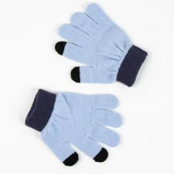 Conjunto de Invierno Bluey: Gorro y Guantes 100% Acrílico