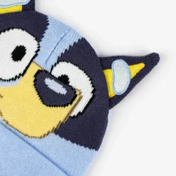 Conjunto de Invierno Bluey: Gorro y Guantes 100% Acrílico