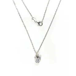 Conjunto Plata de Ley y Circonitas Disney Mickey