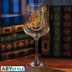 Copa de Cristal con Pie - Escudo de Hogwarts Harry Potter