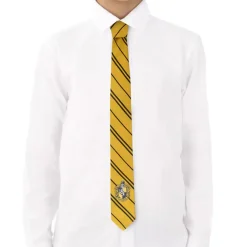 Corbata infantil Hufflepuff microfibra