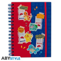 Cuaderno A5 Pokémon "Blue & Red Partners" con espiral