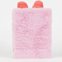 Cuaderno de Pelo Minnie Mouse Rosa con Lazo