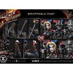 Dark Nights: Metal Estatua Harley Quinn Who Laughs Deluxe