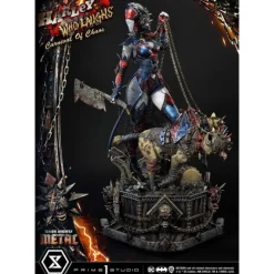 Dark Nights: Metal Estatua Harley Quinn Who Laughs Deluxe