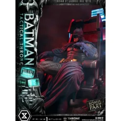 DC Comics Estatua 1/3 Batman Tactical Throne Deluxe Bonus 57 cm