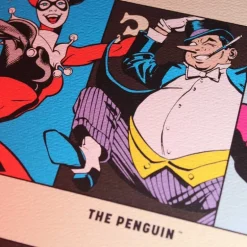 DC Comics Litografía Villanos 90th Anniversary Edición Limitada