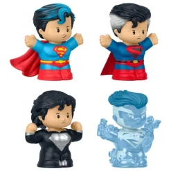 DC Comics Pack de 4 Minifiguras Fisher-Price Little People Superman