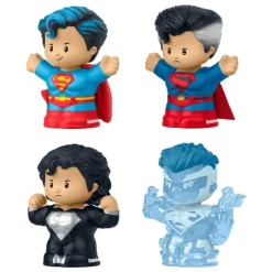 DC Comics Pack de 4 Minifiguras Fisher-Price Little People Superman